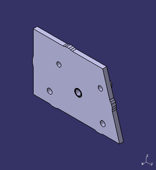 Right reversing mirror cushion