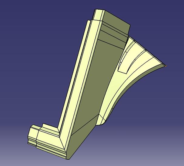 Right front end exterior decoration parts (ZK5046)