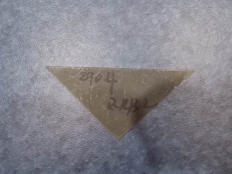 Triangle plate 100*100*93 degrees-1