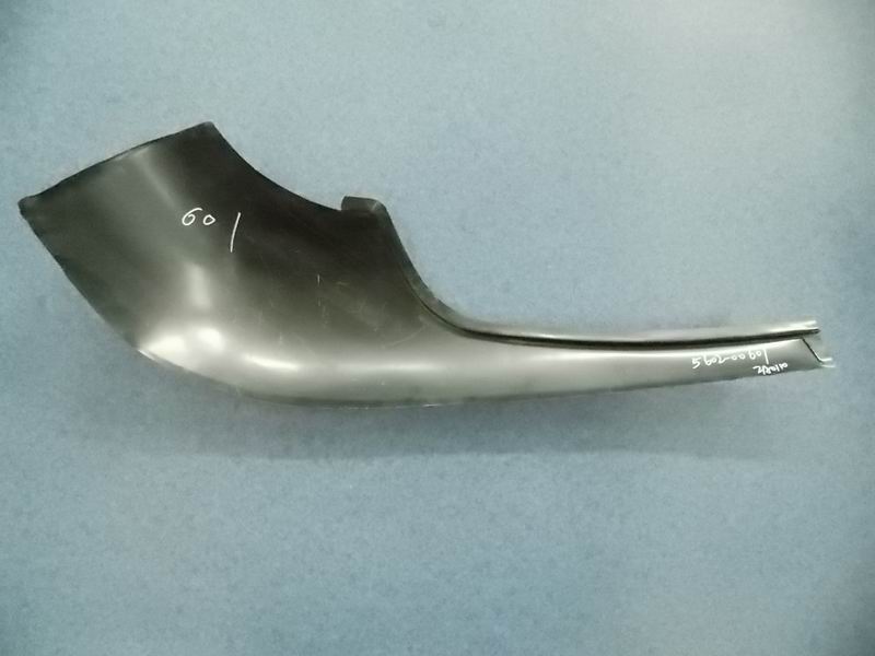 Left corner skin on the rear windshield