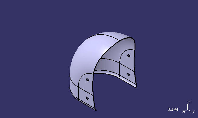 External monitor decorative cover, 8-series stamping parts factory spray paint