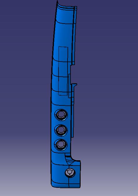 Обшивка левого угла, 6805 серия, с остановкой
