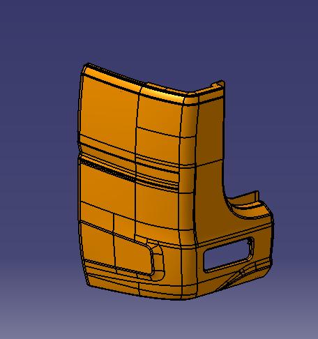 Rear decorative parts, left ZK6601