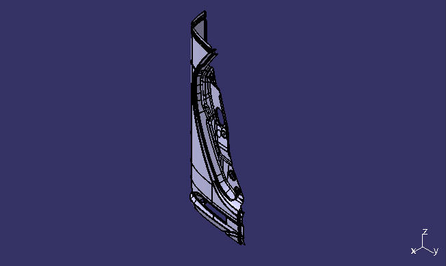 Skin on the back, and the left corner on the back