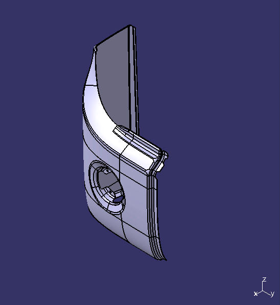 Кожа заднего кожура, нижняя левая сварка без радиолокатора H93D