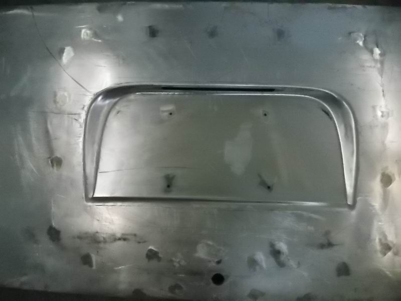 Rear door, iron door, lock, 6608-1