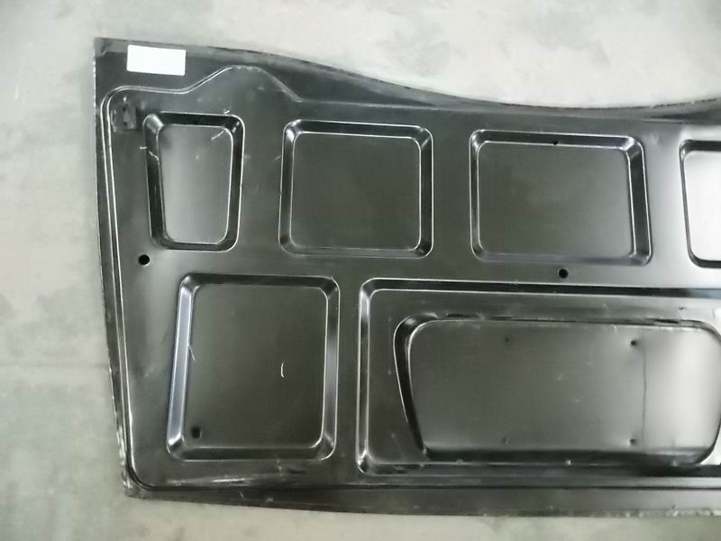 Rear door assembly (iron, simple lock) split ribs