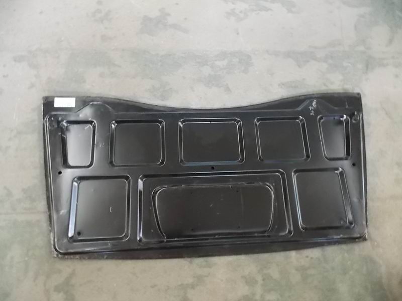 Rear door assembly (iron, simple lock) split ribs-1