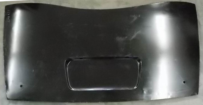 Rear door assembly (iron, simple lock) split ribs-2