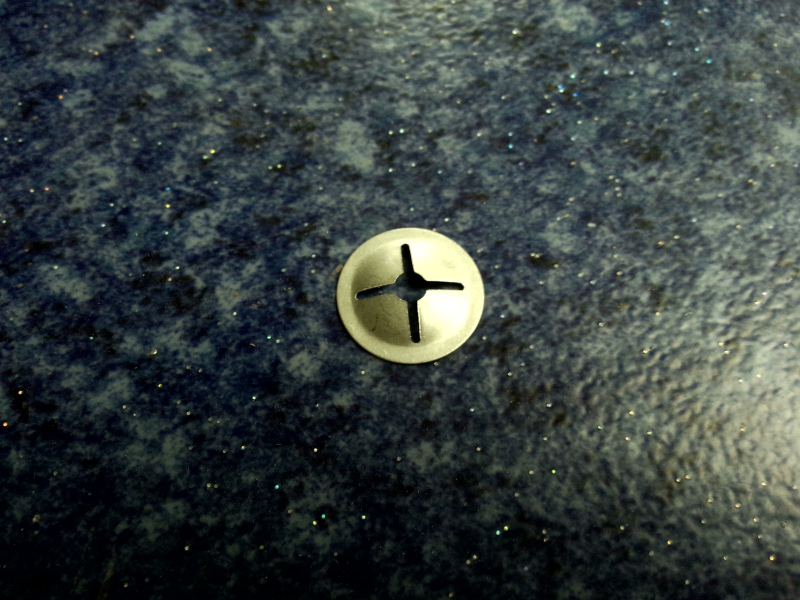 C-shaped leaf spring nut; d=5 (Dacro)