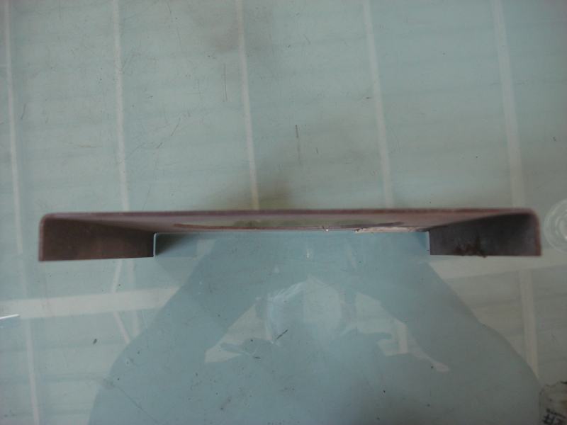 U-shaped straight piece with holes, L=200-2
