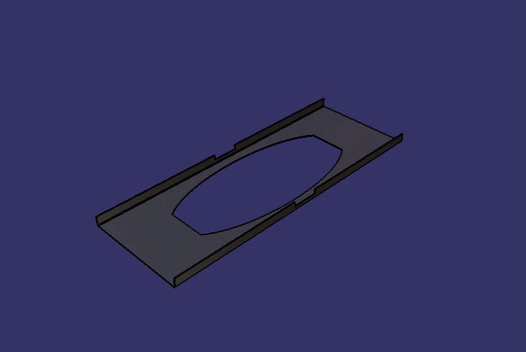 Top lamp fixing, L=575