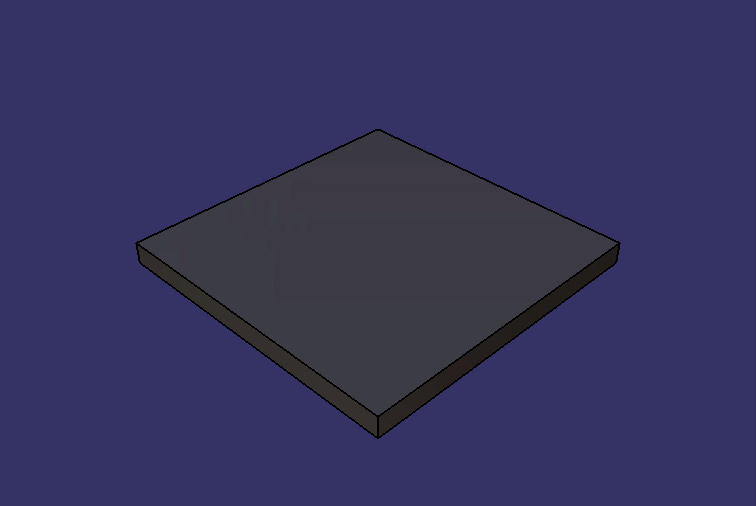 Air conditioner fixed rectangular flat panel