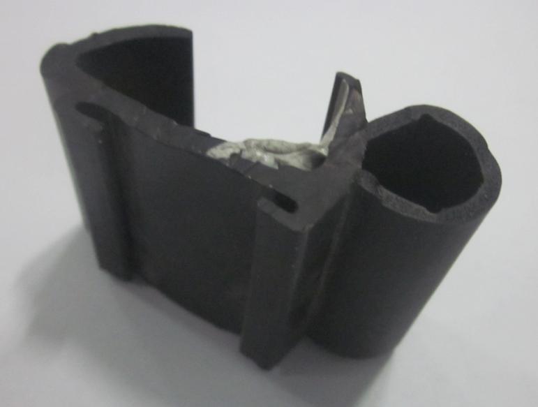Slant O-shaped sealant strips for windows