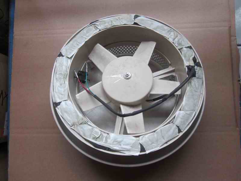 D A74 round ventilation fan (brushless motor, beige)-1