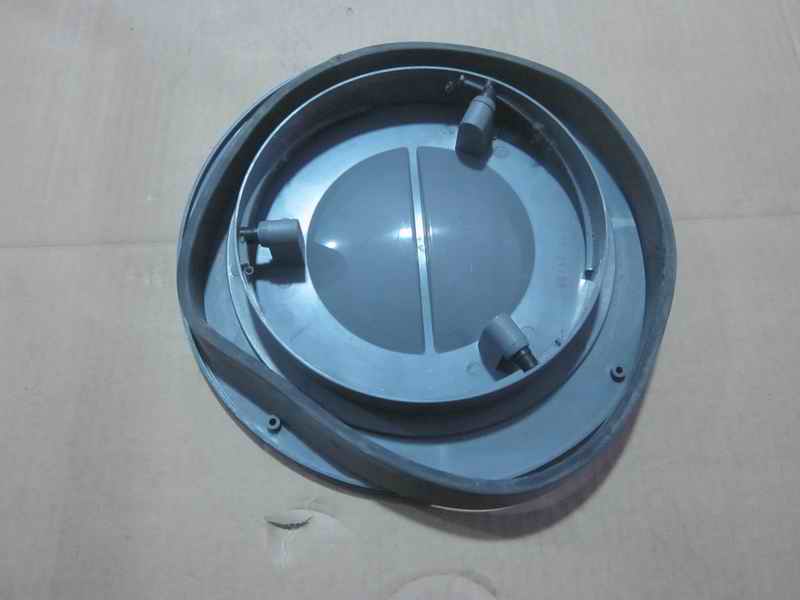 D A74 round ventilation fan (brushless motor, dark gray, color card)-2