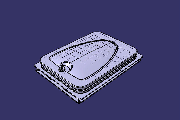 Wind window, DS920B, with ventilation fan, Rhine white
