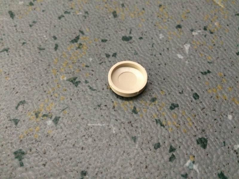 Frame plug hole; beige-1