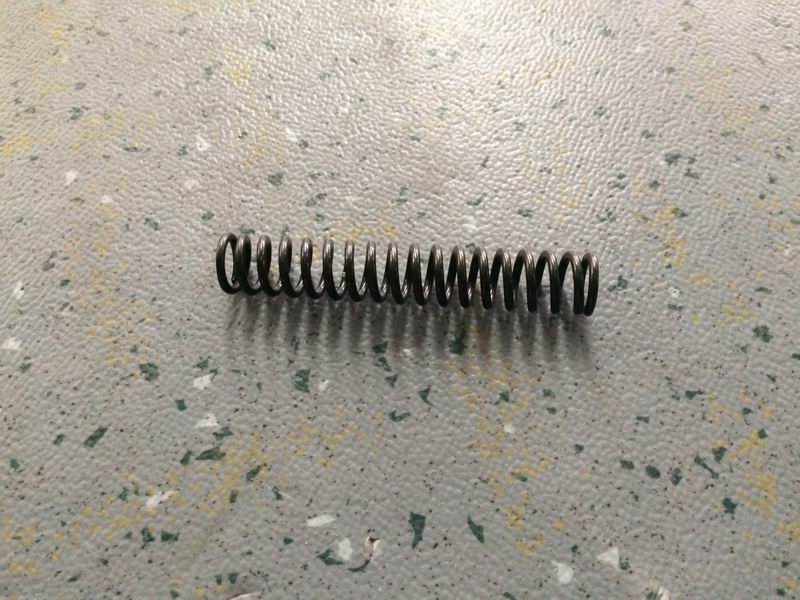 Sliding shaft pin compression spring; 2*14*80