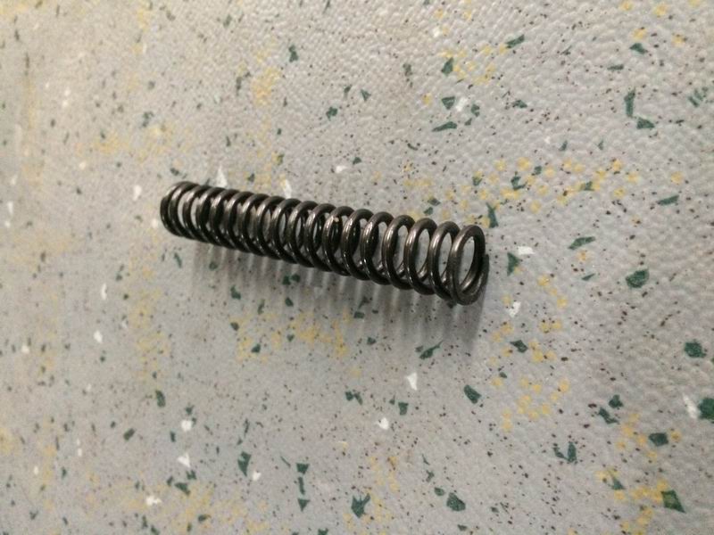 Sliding shaft pin compression spring; 2*14*80-1