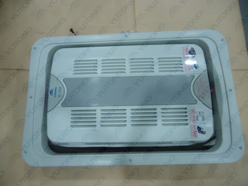 Wind window, DS990, with ventilation fan, Rhine white upper cover and inner frame-2