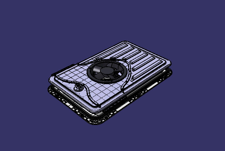 Ветровое окно, WG 990X-7 , вентилятор, верхняя крышка и внутренняя рамка цвета Рейн-белый