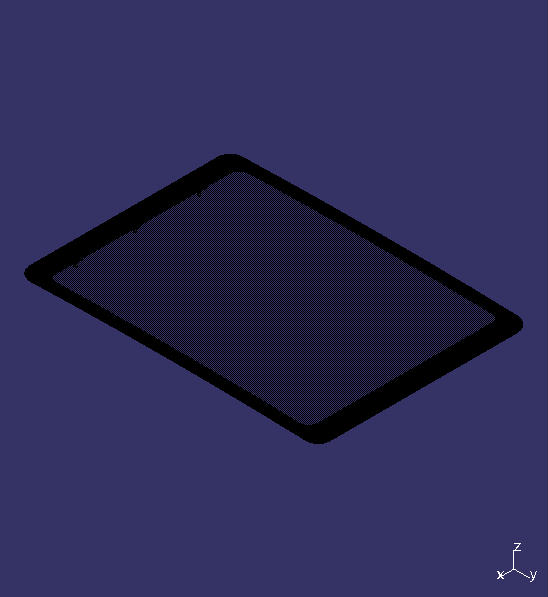 Interior glass, skylight, tempered glass, 4, dark grey