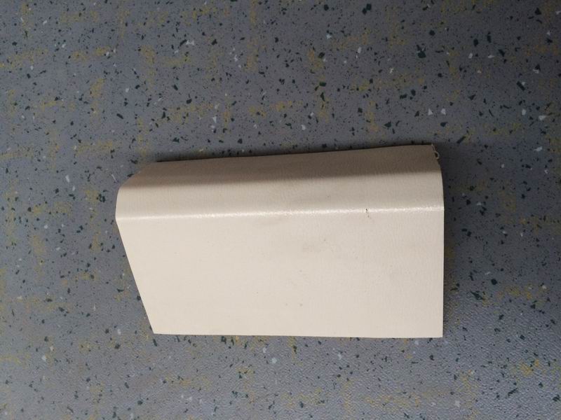 Baoding bus rear top maintenance port cover; gray and white-1