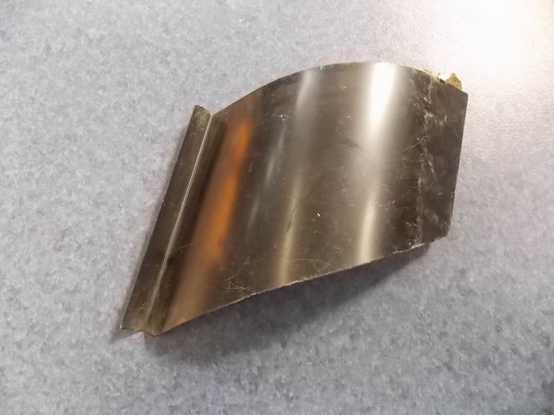 Air guide plate in the air duct, right side,-1