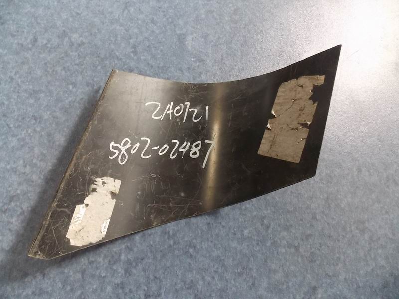 Air guide plate in the air duct, left side,