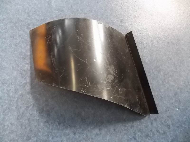 Air guide plate in the air duct, left side,-1