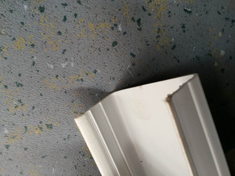 Window column decoration parts 6100HT Rhine White PVC