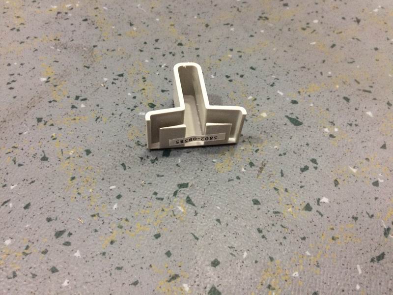 Interior head, seat slide head Rhine white