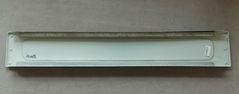 Side street sign decoration parts (black street sign 1570*250*42 back flat)