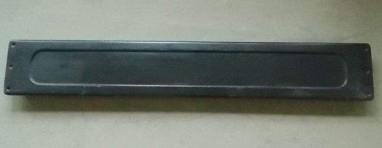 Side street sign decoration parts (black street sign 1570*250*42 back flat)-1