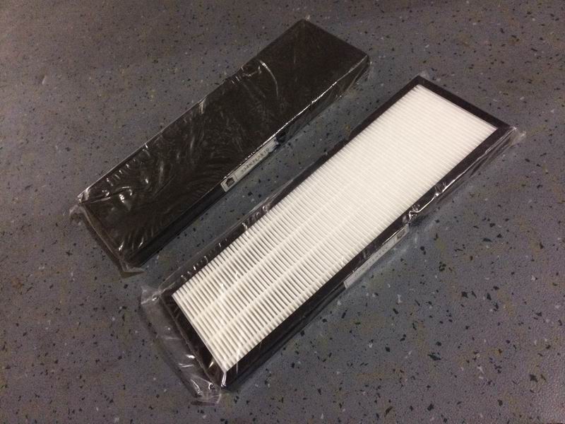 Filter element; contains two pieces