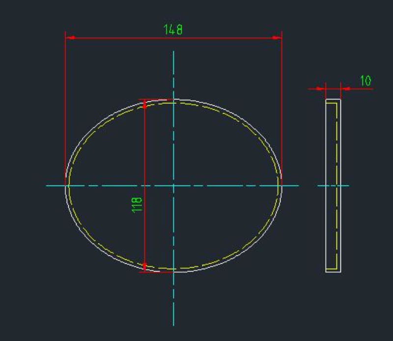 Round inspection cover, market-based, used for 5802-16630