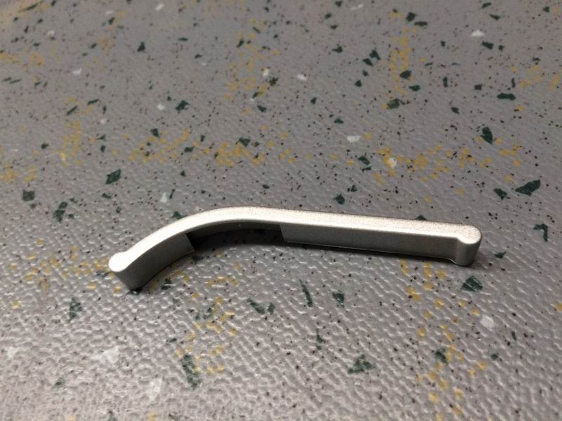Front head of window frame decorative profile (silver gray) 6859H-1