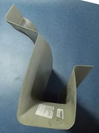 6899H right rear inner corner decoration parts; gray and white-2