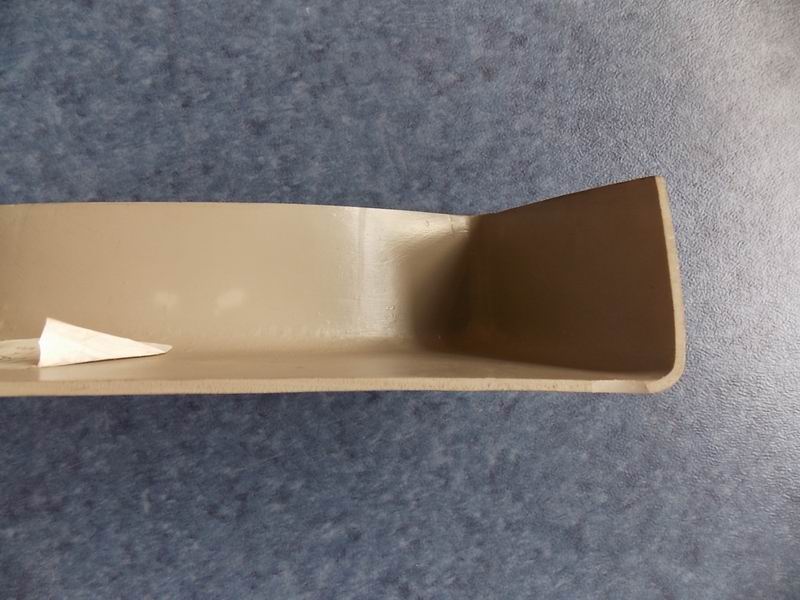 6899H left rear inner corner decoration parts; gray and white-2