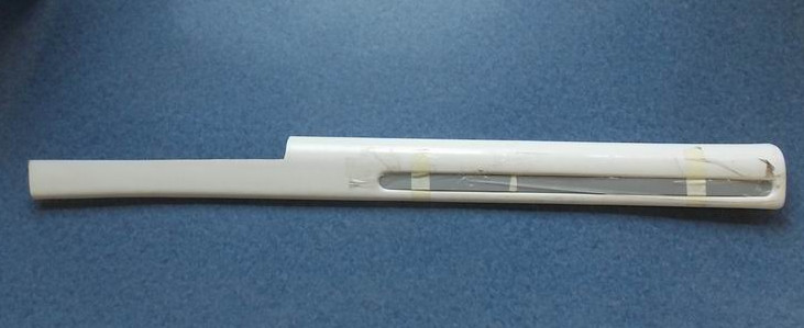 Front side decoration parts of passenger door, 6127H; Rhine white-1