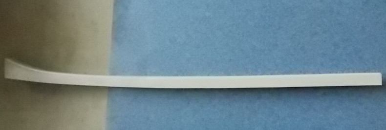 Window column decoration parts 6732G gray-white for bonding side windows-2