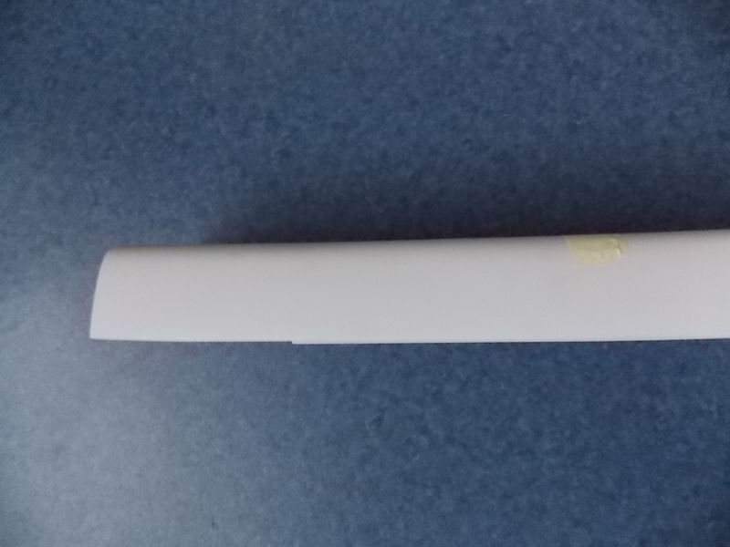 Window column decoration parts 6147HB Rhine White Lower Level Left-1