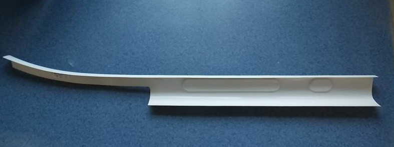 Window column decoration parts 6147H Rhine White Lower Level Right