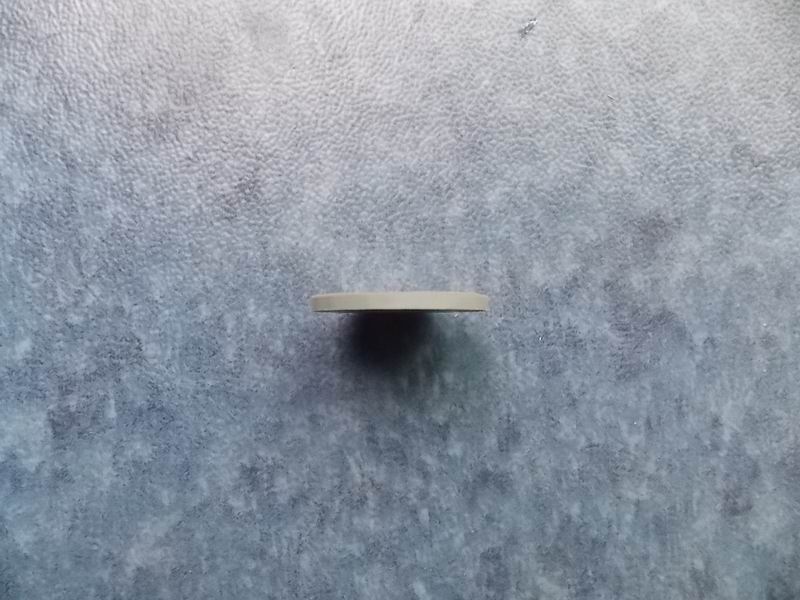 Round decorative parts (diameter Ф30, thickness 2.5mm) silver-gray pearl plate-1