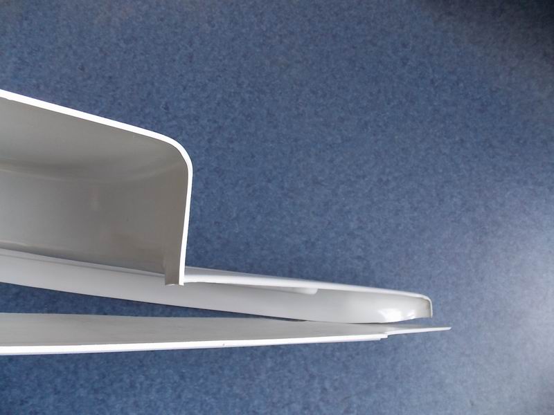 D Decorative parts on the upper side of the driver's window, 6127HW, 2-piece set-2