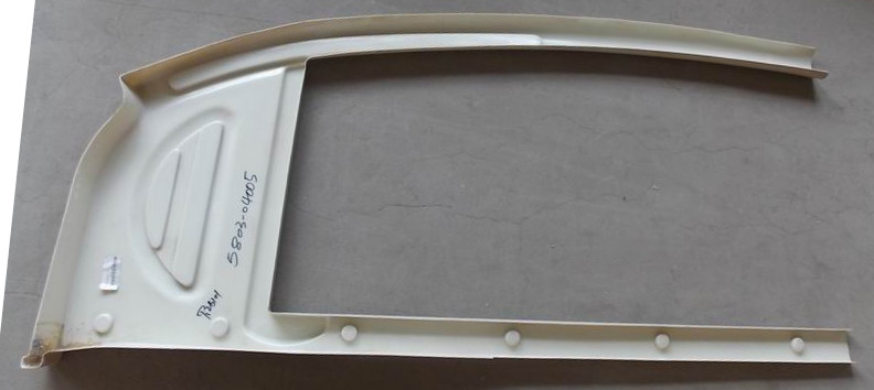 Passenger door and window side decoration parts, 6899HA; beige; hollow glass