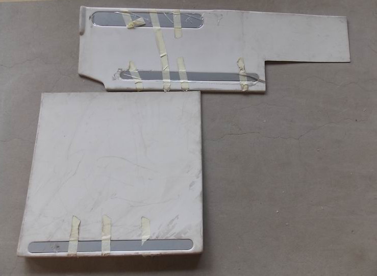Decoration parts on the driver's window, 6122HW9, 3-piece set-1