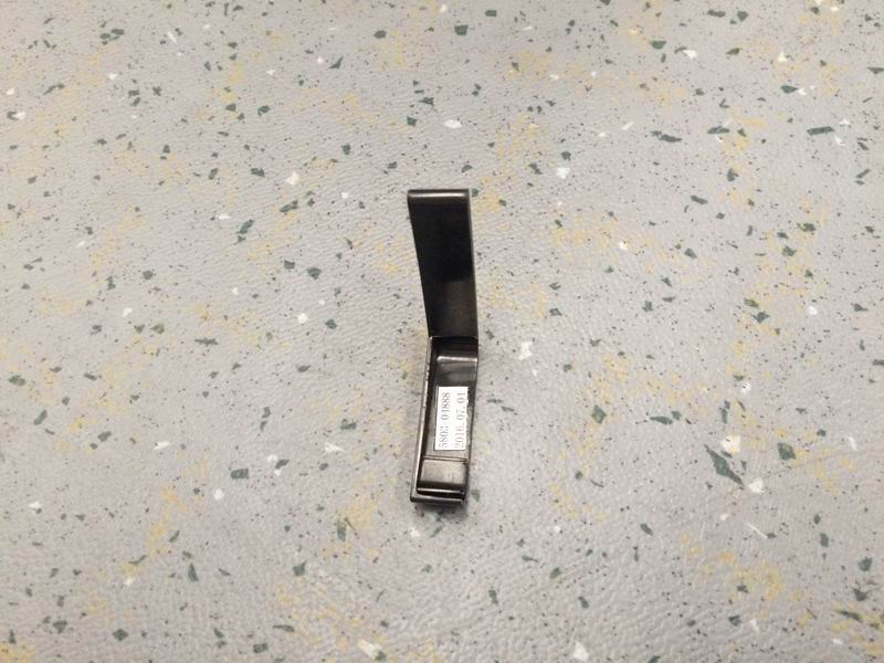 Aluminum profile head under the window frame, back, color is black-1