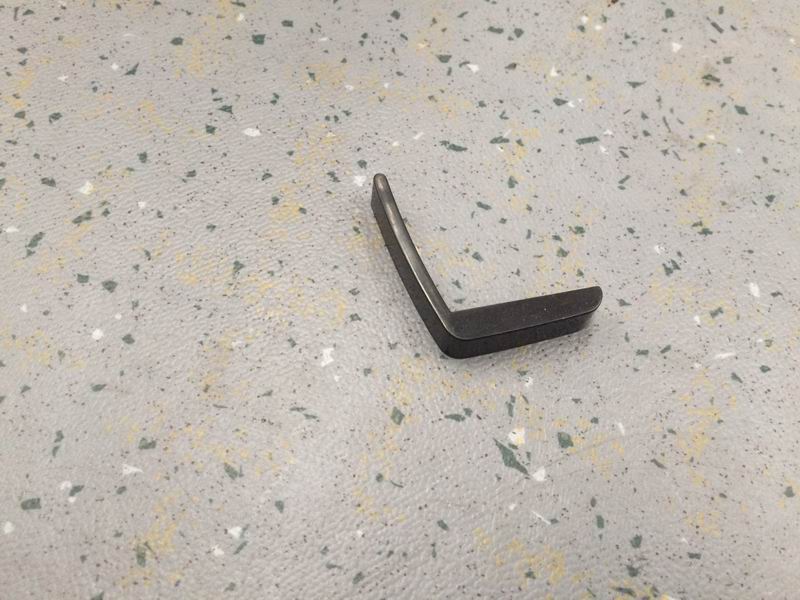 Aluminum profile head under the window frame, back, color is black-2